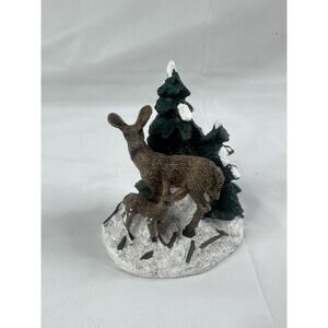 St. Nicholas Village Meadow Friends Christmas Winter Mama Baby Cottagecore